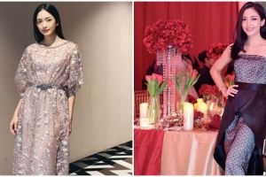Selalu tampil stylish, intip 9 gaya kondangan Ririn Dwi Ariyanti