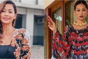 9 Potret kejutan ultah ke-41 Indah Kalalo, kuenya sayang buat dimakan