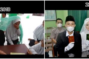 Kisah pasangan siswa dari ujian praktik akad nikah, berujung ke KUA