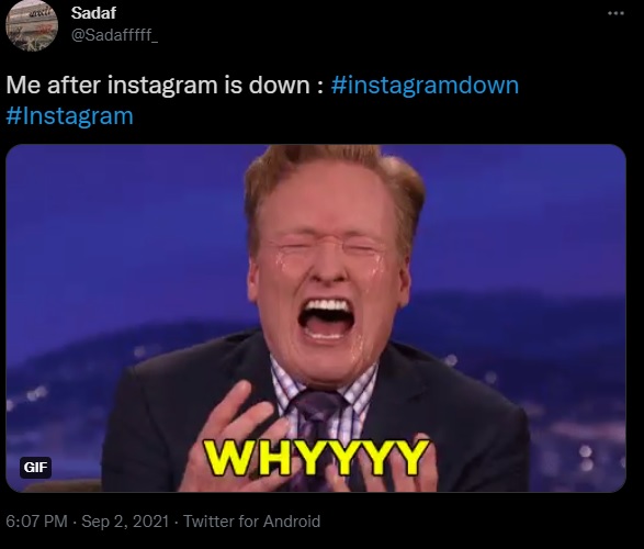 11 Meme lucu Instagram down ini bikin tepuk jidat