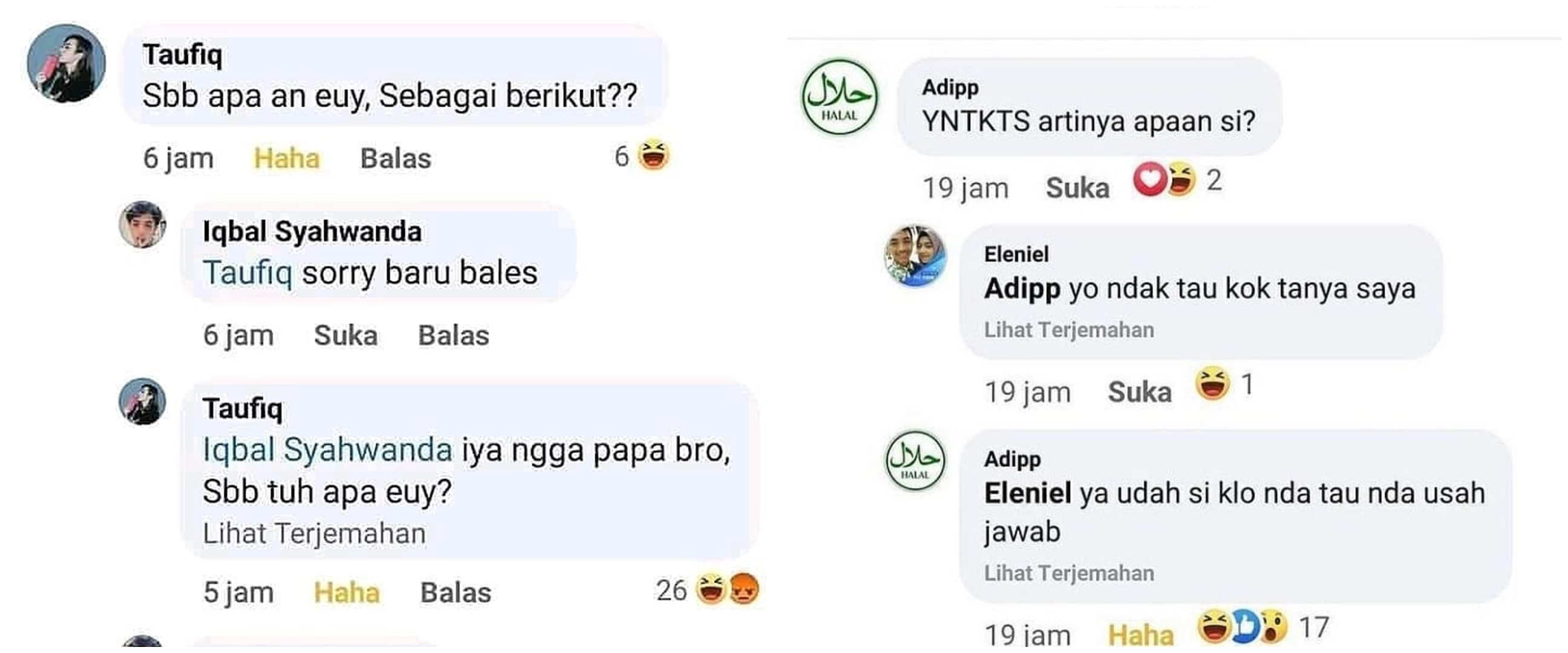 11 Obrolan lucu bikin gagal paham di komentar Facebook ini kocak pol