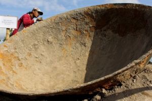 Warga Yogyakarta temukan wajan raksasa, disebut peninggalan Belanda