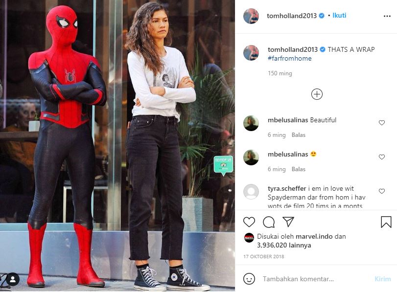 7 Fakta Tom Holland & Zendaya pacaran, Spider-Man dan MJ dunia nyata