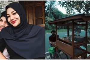 9 Momen Aurel ngidam jajanan, Atta bawa semua gerobak ke rumah