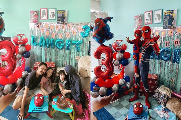 Uniknya perayaan ultah 7 anak seleb, dekorasinya bertema superhero