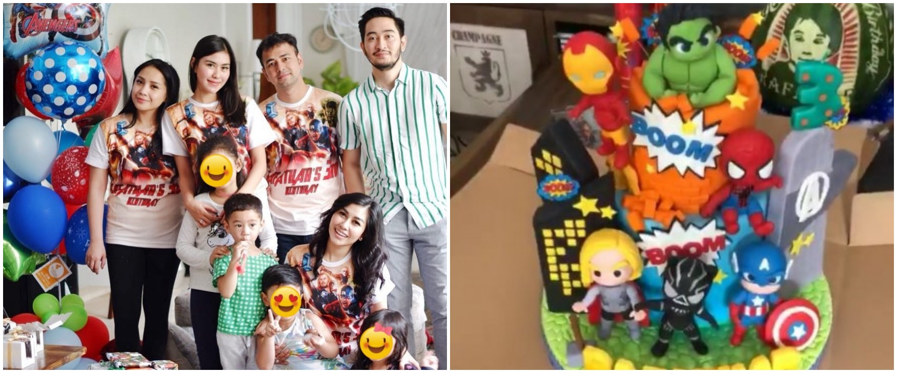Uniknya perayaan ultah 7 anak seleb, dekorasinya bertema superhero