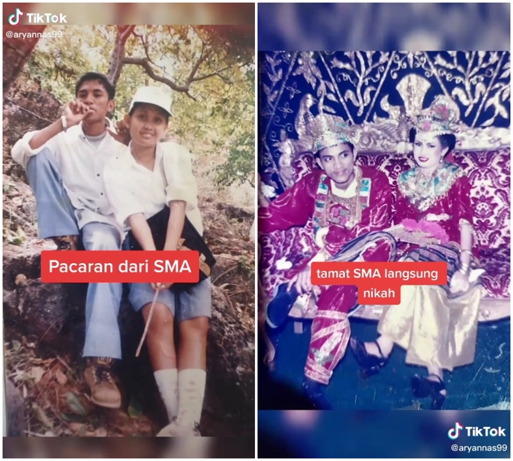Menikah sejak lulus SMA, kisah romantisme pasangan ini bikin baper