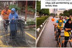 Aksi guru buat alat bantu lari, wujudkan mimpi murid yang tunanetra