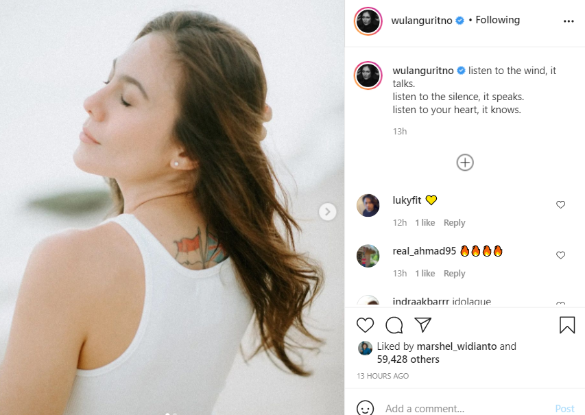 Wulan Guritno pamer tato dua bendera negara, warganet sanjung maknanya