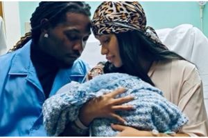 Cardi B menimang anak kedua yang baru lahir, banjir ucapan selamat