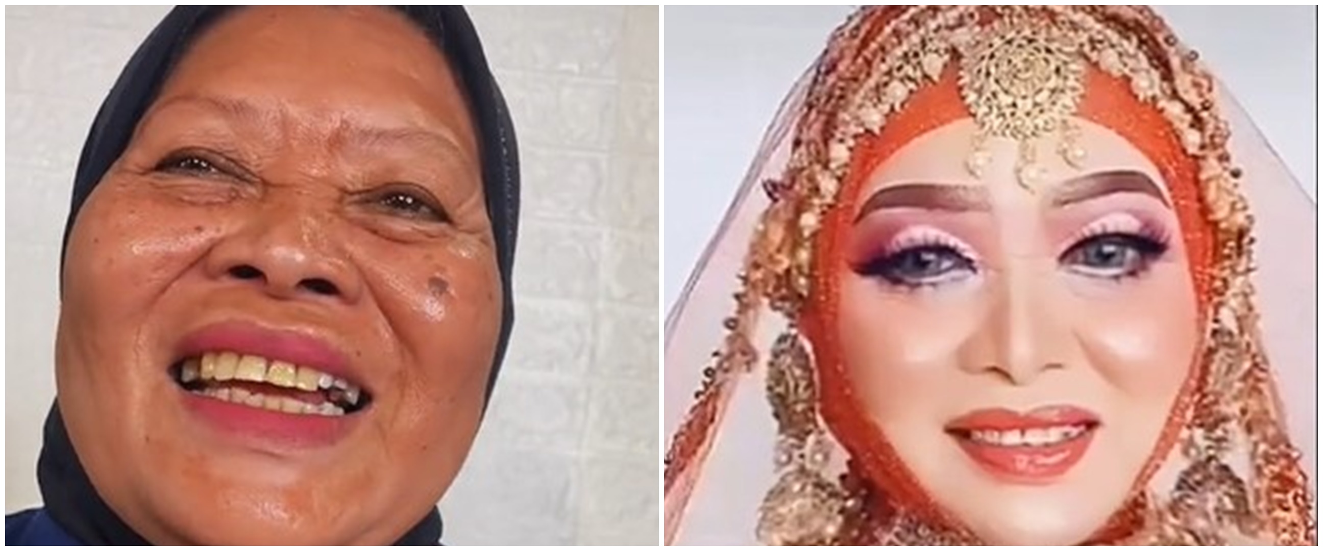 Nenek ini dirias pakai stiker, kulit kencang dan bebas kerutan