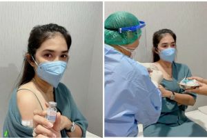 7 Momen Ussy Sulistiawaty jalani vaksin, sempat takut dan kabur 
