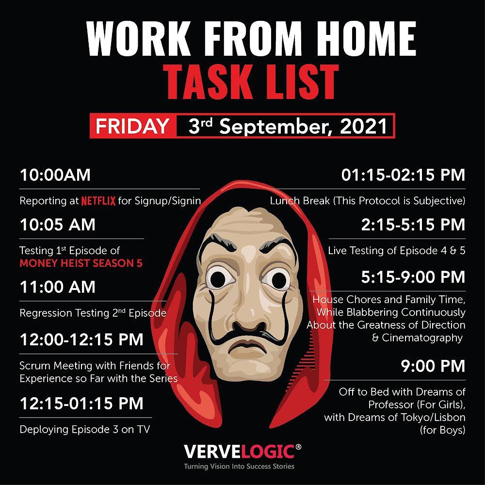 Demi Money Heist Season 5, kantor ini sampai liburkan karyawannya