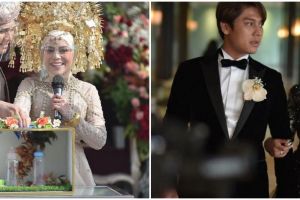 7 Potret suvenir ngunduh mantu Lesty-Billar, tamu dapat mini gold