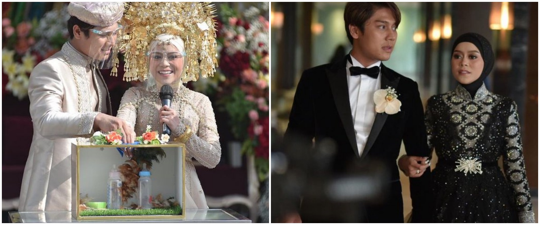 7 Potret suvenir ngunduh mantu Lesty-Billar, tamu dapat mini gold