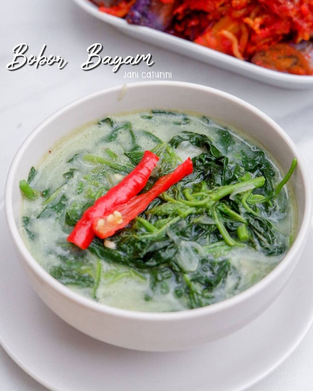 9 Resep bobor bayam rumahan, bergizi dan gurih abis