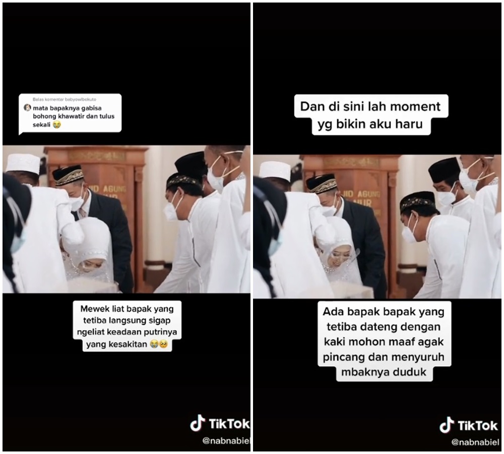 8 Tahun terpisah, sikap bapak saat anaknya menikah ini bikin terenyuh