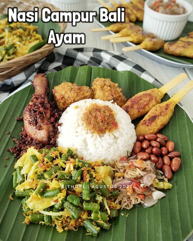 19 Resep kreasi nasi campur, lezat dan gurihnya istimewa