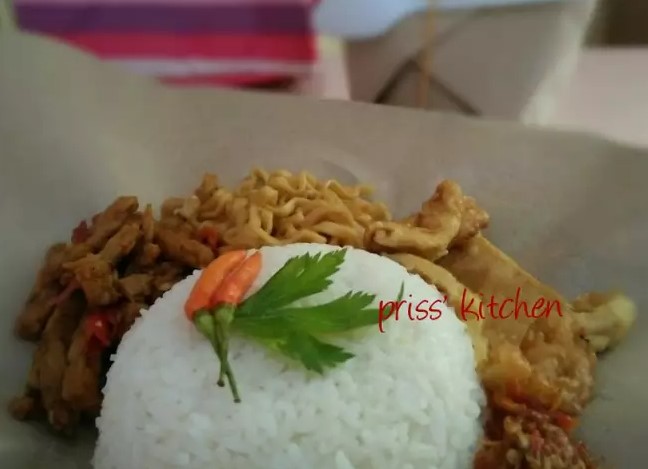 19 Resep kreasi nasi campur, lezat dan gurihnya istimewa