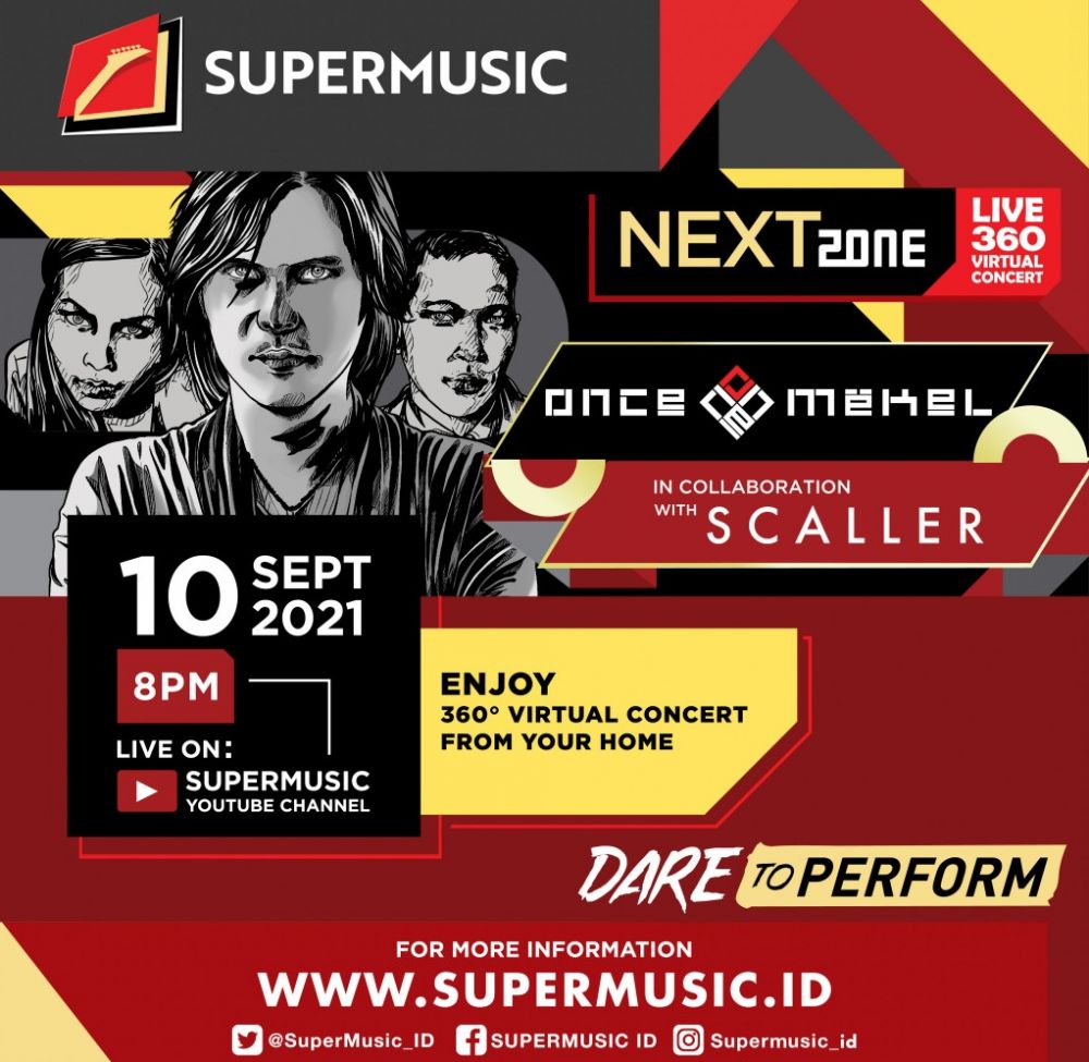 Supermusic gelar konser virtual kolaborasi Once Mekel & Scaller