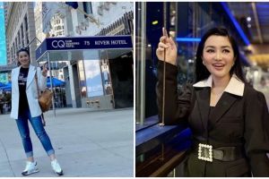 Momen Fitri Carlina nyanyi dangdut di Times Square New York