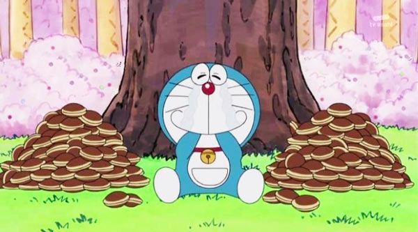 9 Karakter anime hanya makan 1 jenis makanan, Doraemon suka dorayaki