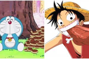 9 Karakter anime hanya makan 1 jenis makanan, Doraemon suka dorayaki