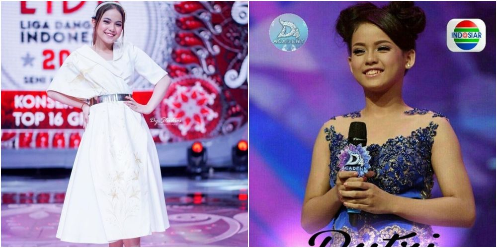 Potret dulu dan kini Putri DA Instagram/@da4_putri03