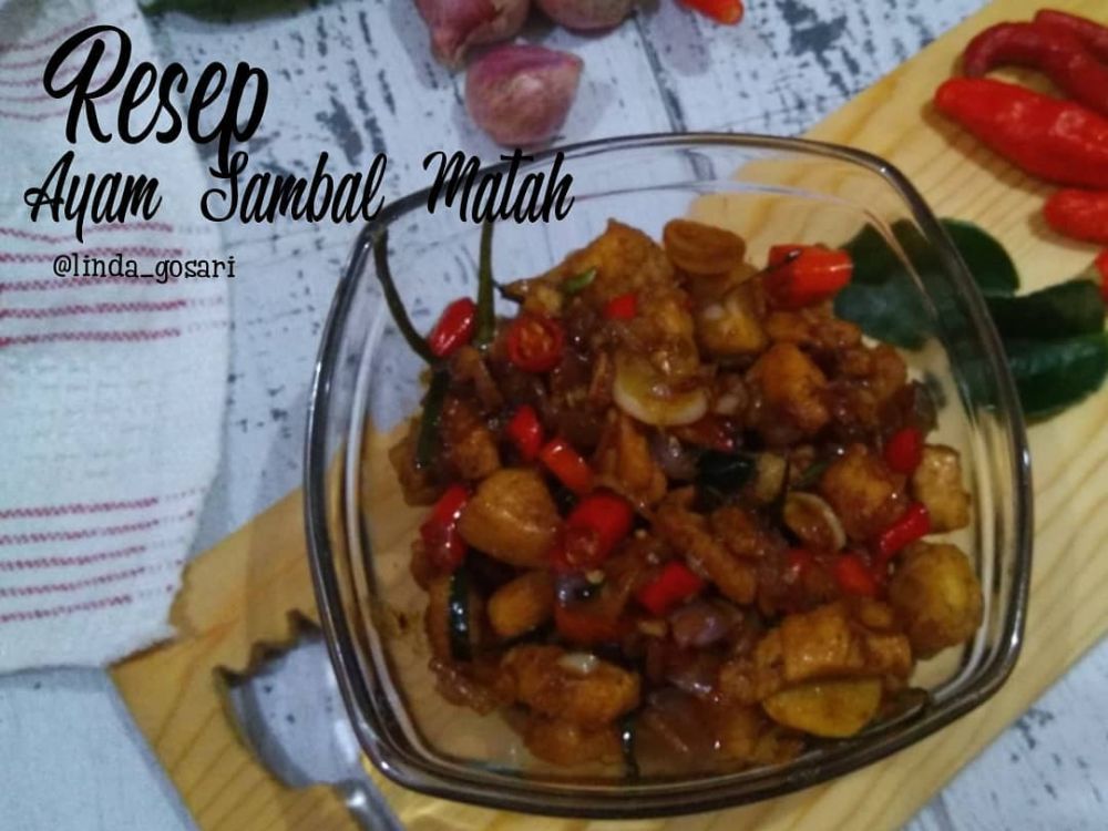 9 Resep ayam sambal matah, gurih dan pas buat makan siang