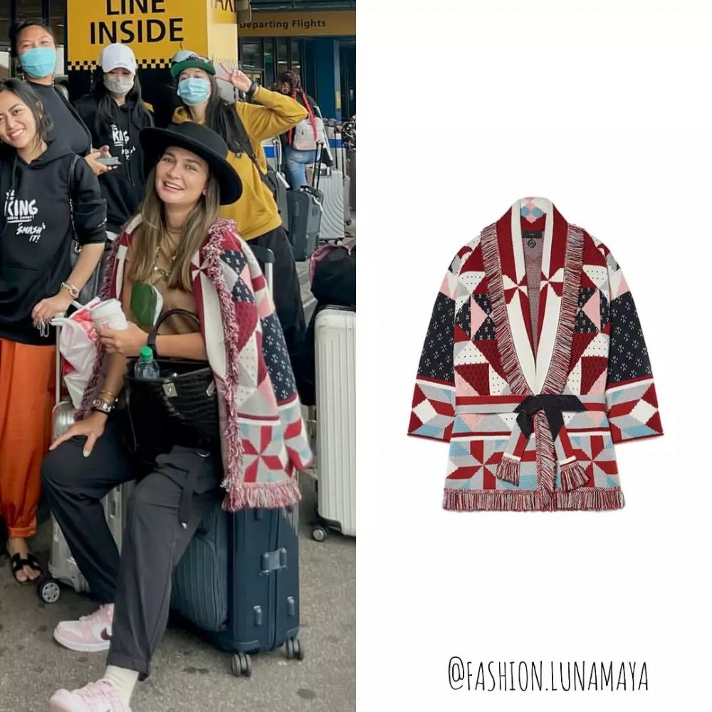 11 Taksiran harga outfit Luna Maya di New York, tasnya capai Rp 1 M