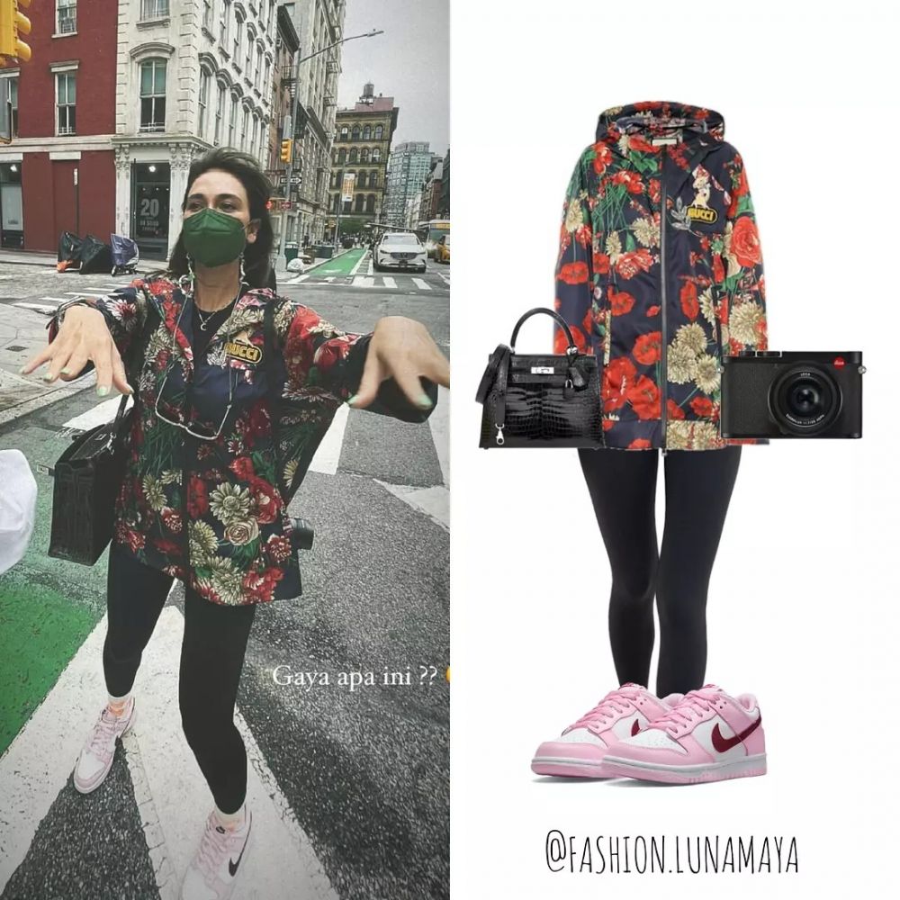 11 Taksiran harga outfit Luna Maya di New York, tasnya capai Rp 1 M