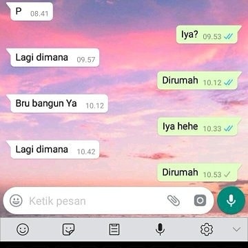11 Chat lucu teman lagi malas bales, endingnya bikin nyesek