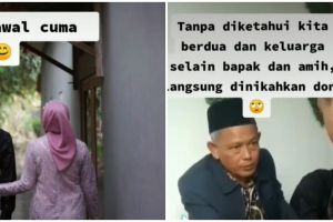 Rencana awal lamaran, pasangan ini tak percaya justru dinikahkan