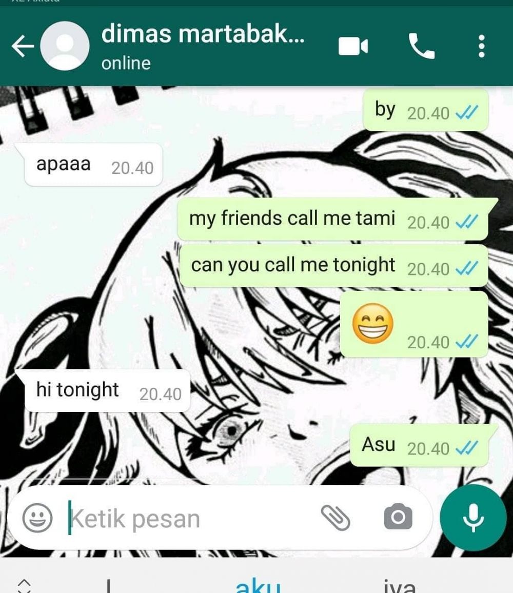 13 Chat lucu sok pakai bahasa Inggris ini endingnya ngeselin