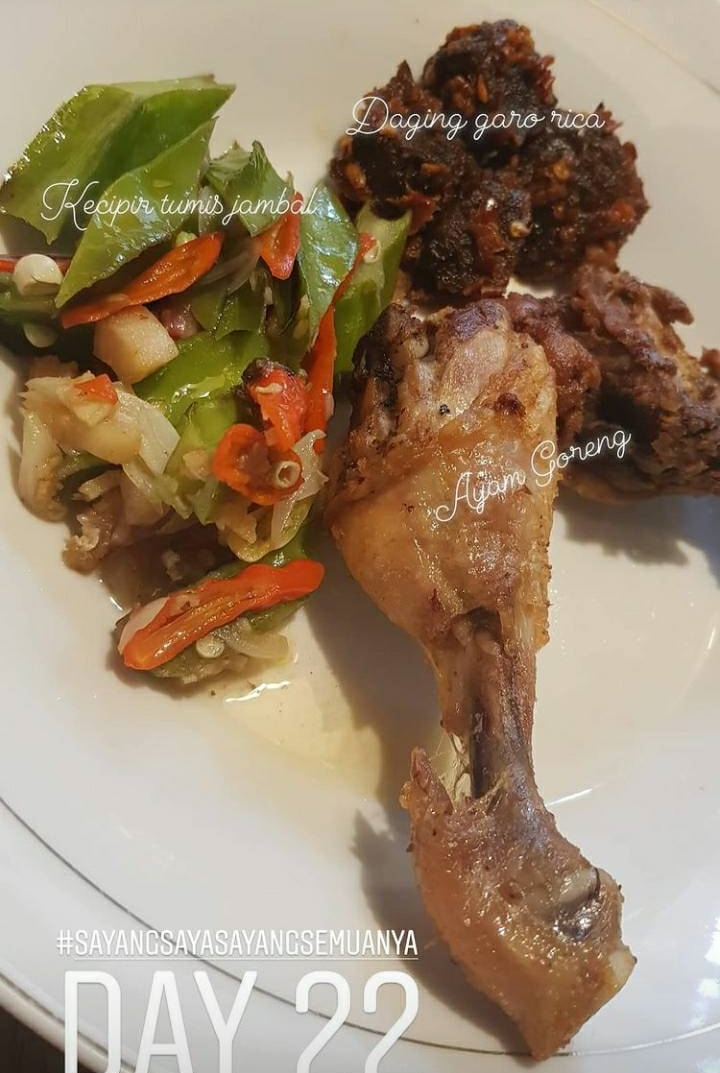 Sukses diet tanpa nasi, intip 11 menu makanan simpel Cynthia Lamusu