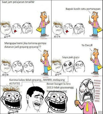 9 Aksi lucu siswa dengan gurunya ini bikin nggak tega ketawa