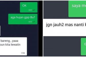 13 Chat lucu pelanggan ojek online dan driver bikin baper banget