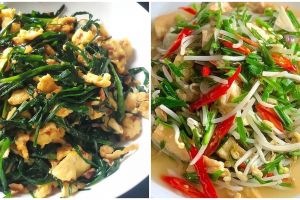 9 Resep kreasi tumis daun kucai, simpel, lezat, dan sehat