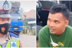 Tanpa imbalan, aksi polisi bantu belikan bensin truk ini tuai pujian