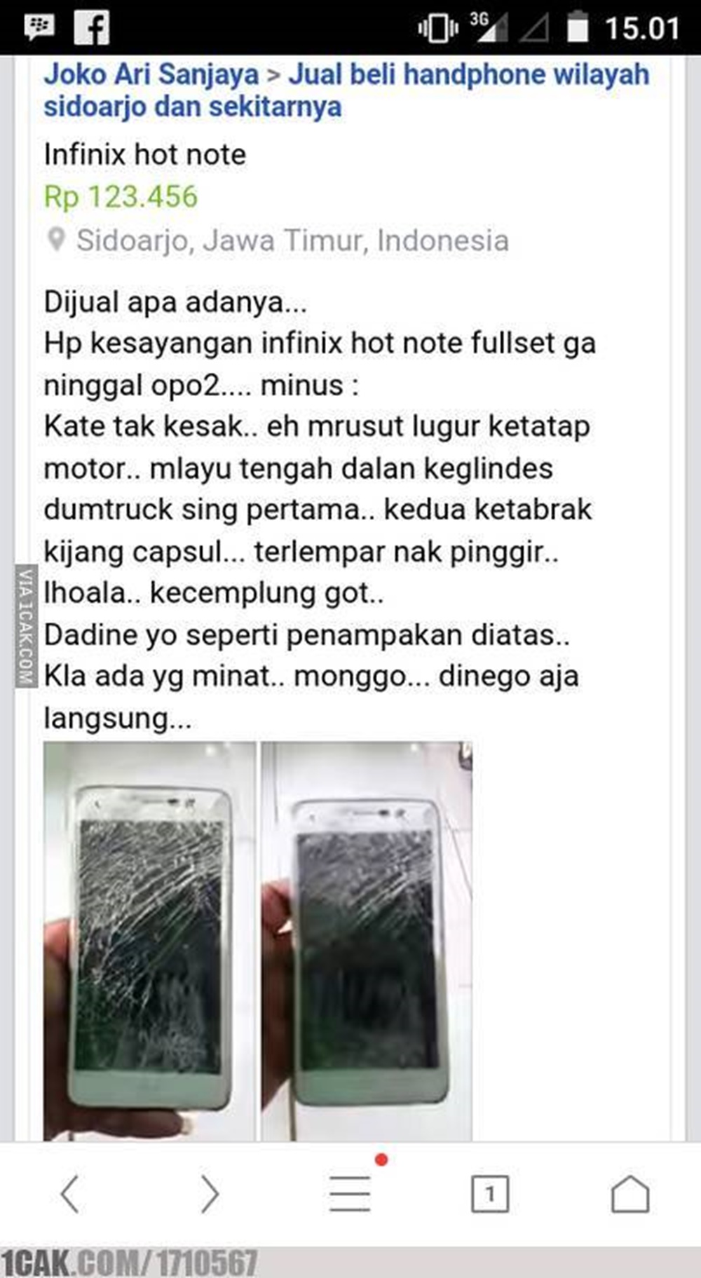 15 Status lucu jual beli HP di Facebook ini ampuh bikin senyum kecut