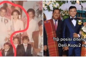 Viral wanita temukan foto masa kecil suami di pernikahan orang tuanya