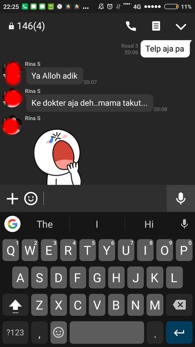 7 Balasan lucu chat emak ke anak pakai stiker ini bikin nyengir kuda