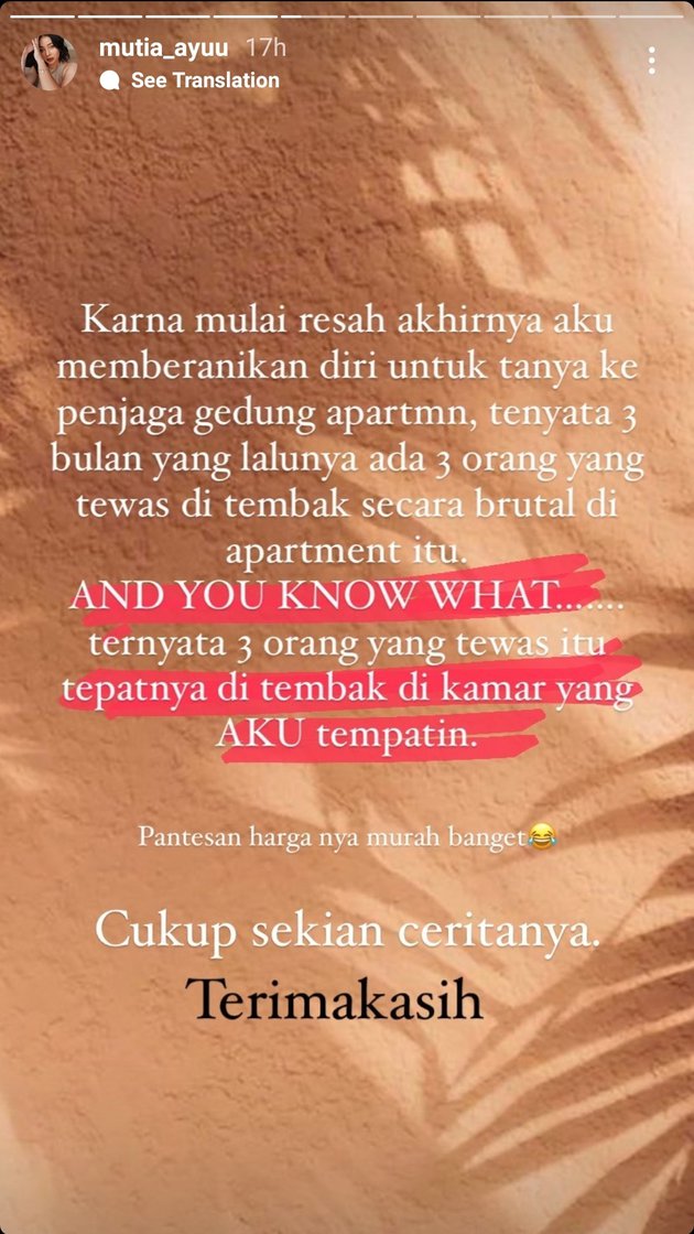 9 Potret apartemen Mutia Ayu di Kolombia, simpan kenangan mistis