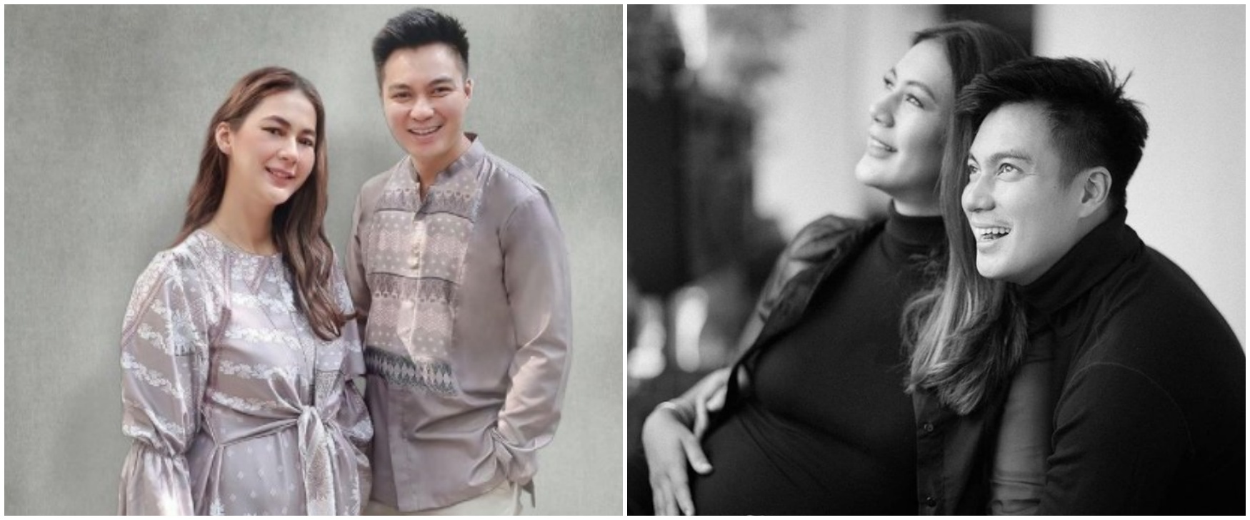7 Potret maternity shoot Paula Verhoeven & Baim Wong, bertema monokrom
