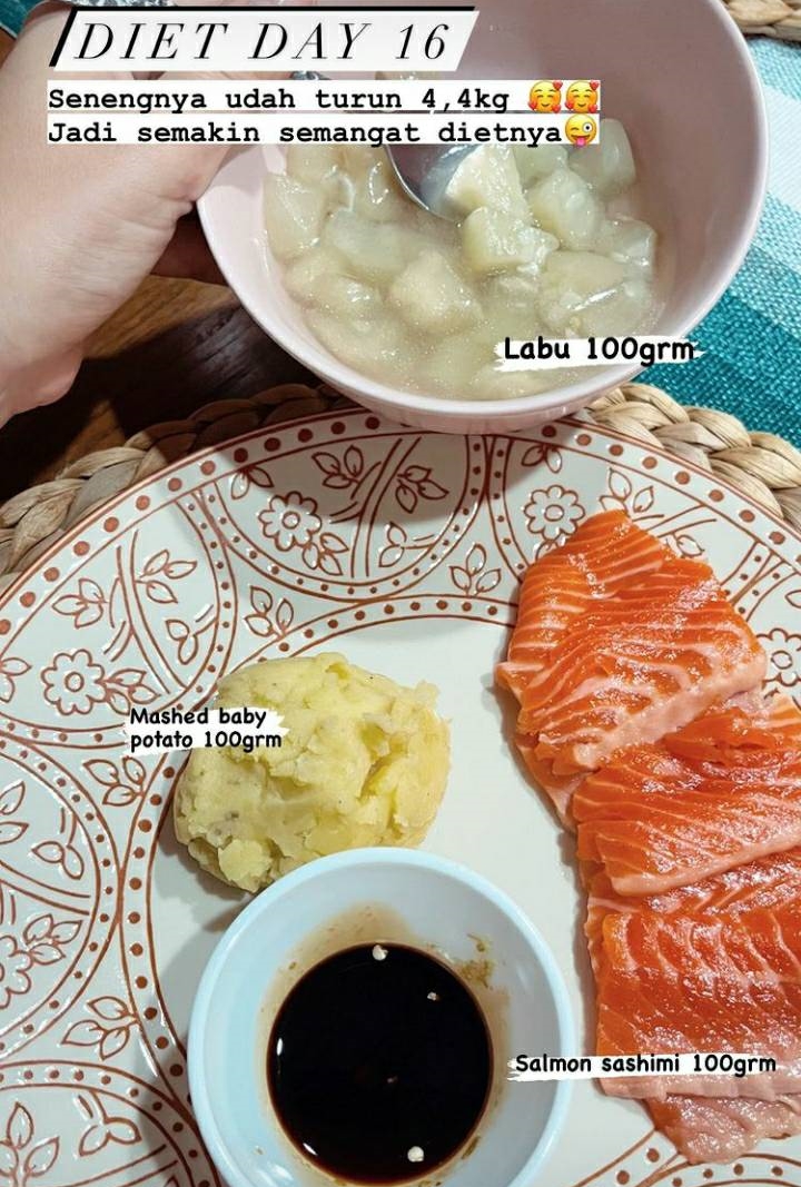 9 Menu diet Irish Bella, ampuh pangkas 6 kg dalam sebulan