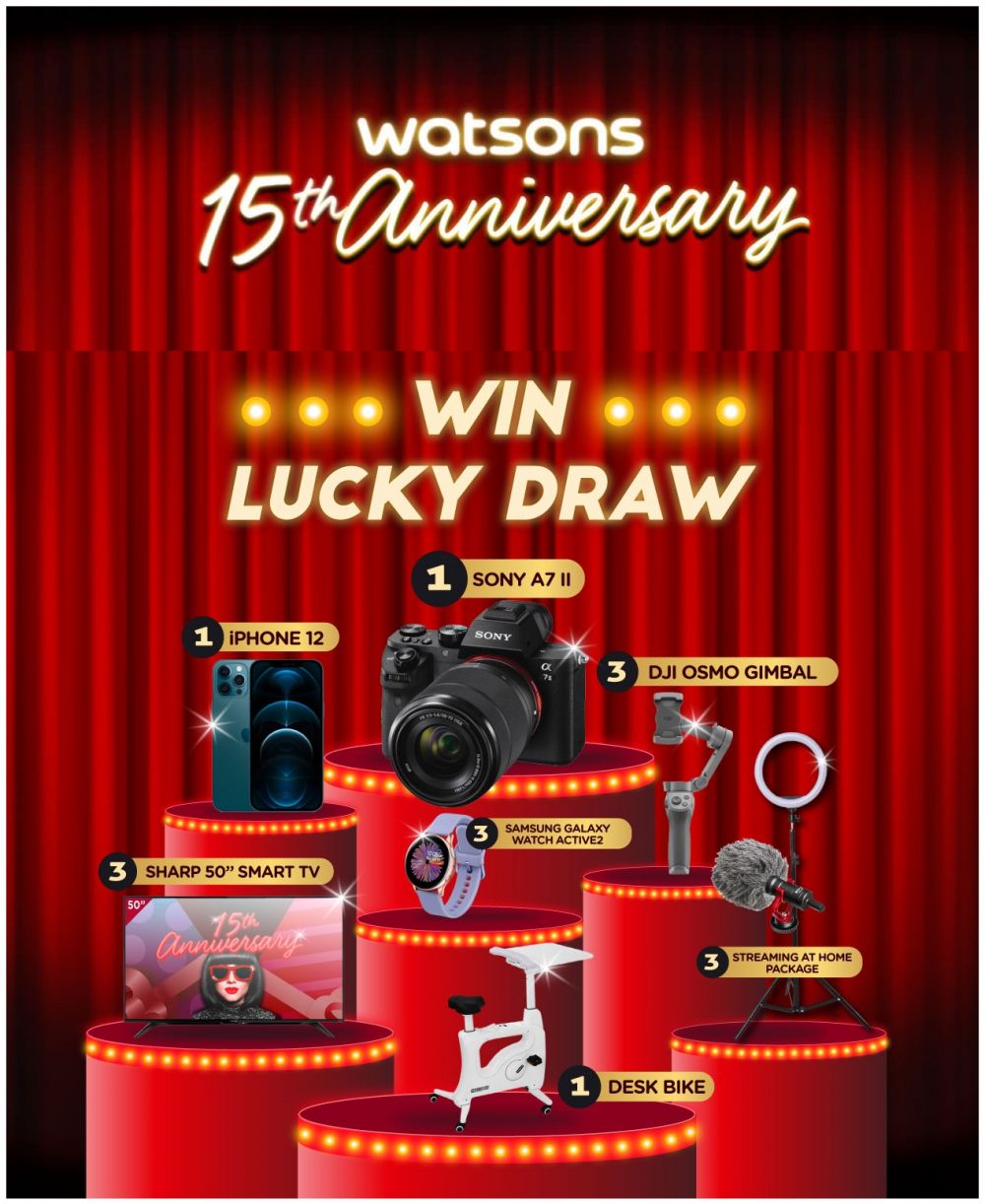 Watsons gelar anniversary sale, ada diskon gedegedean lho