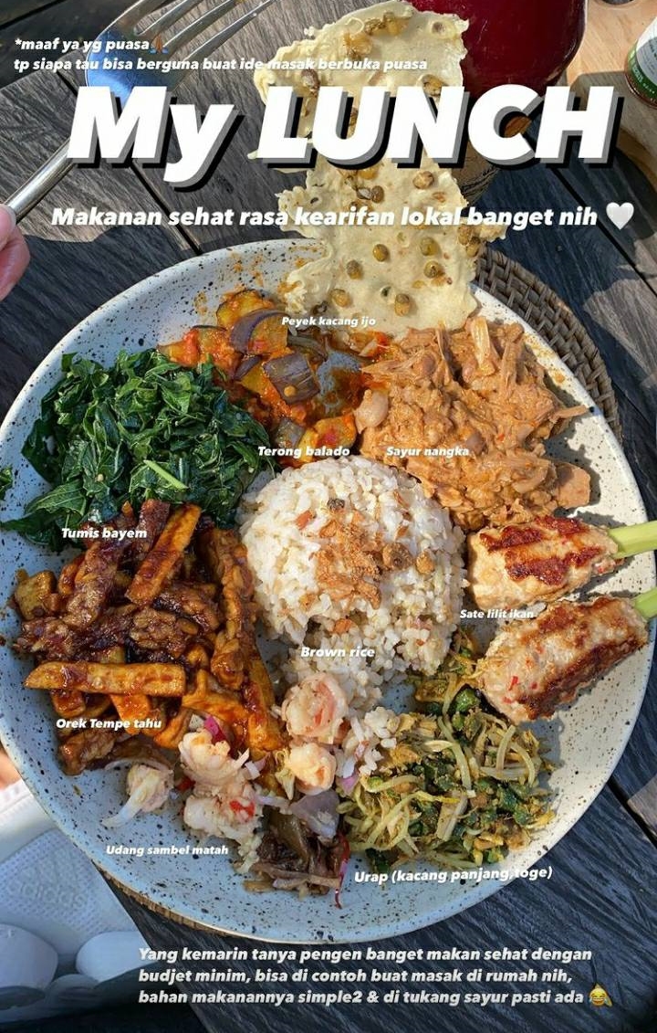 Makanan rumahan 9 seleb saat diet ini sederhana dan gampang ditiru