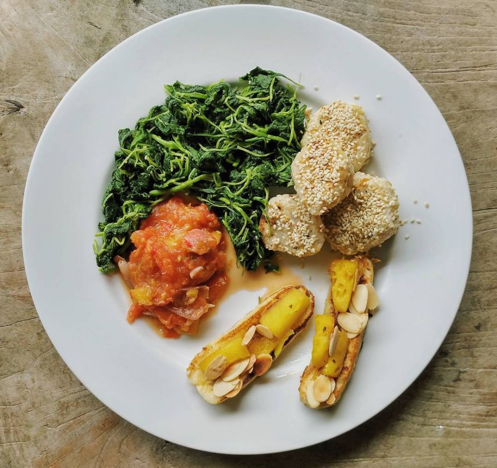 7 Menu sayur ini dikonsumsi Dewi Hughes, berat badannya turun 75 kg