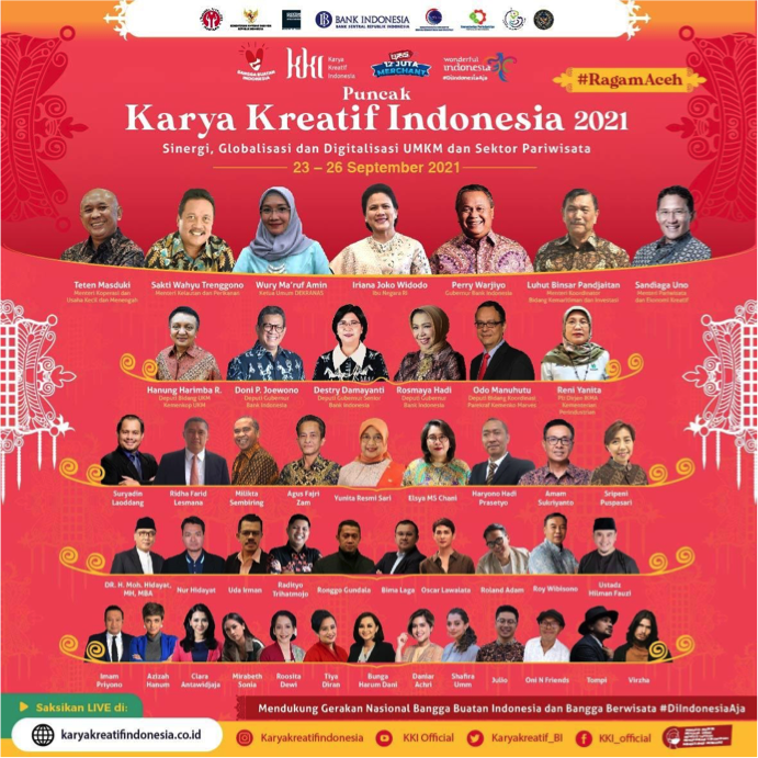 Usung #RagamAceh, BI siap gelar puncak Karya Kreatif Indonesia 2021