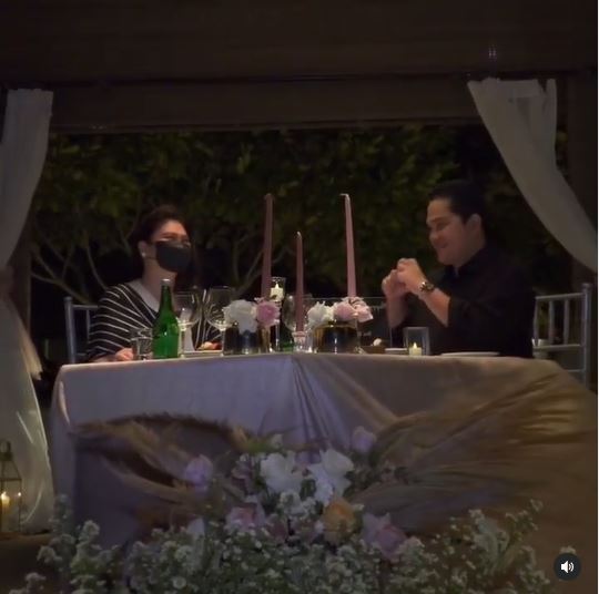 Anniversary ke-23, Erick Thohir beri istri kejutan anak kambing